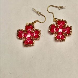 Handcrafted Women’s Cross Earrings